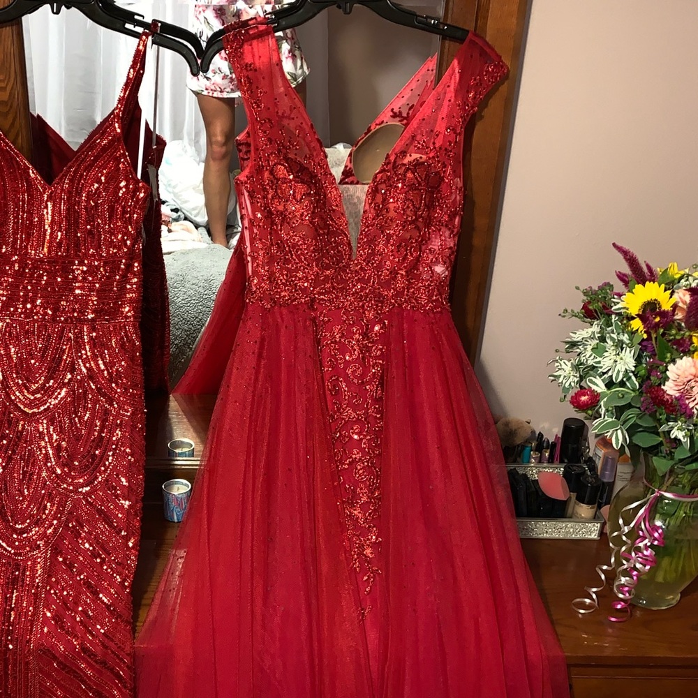 Red Prom or Pageant Gown